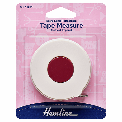 H253.XL Tape Measure: Retractable - 300cm 